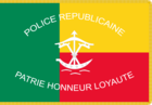 2:3 Flag of the Republican Police [fr], obverse side