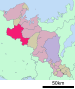 福知山市在京都府的位置