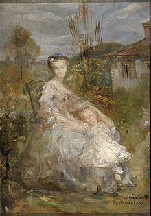 Louisa Siefert at Ormes, by Joseph Guichard