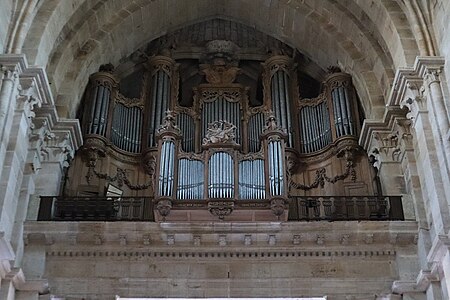 The cathedral organ, originally in Morimond Abbey