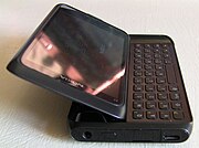 Nokia E7, QWERTY slider that angles up