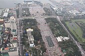 Mass on the Feast of Santo Niño at the apostolic and state visit of Pope Francis in the Philippines with over six million people gathered in Rizal Park, Manila on 18 January 2015.