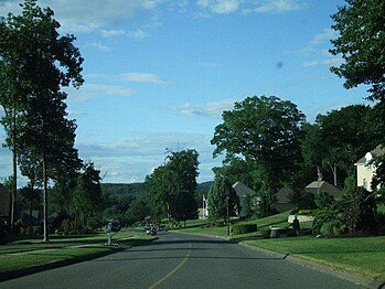 A typical neighborhood in Southington