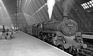 St Pancras station in 1957