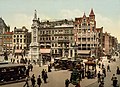 Dam Square, Amsterdam with Naadje statue