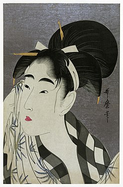 Ase o fuku onna (Woman Wiping Sweat) 1798