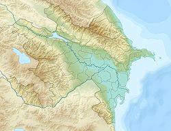 1859年谢马哈地震在阿塞拜疆的位置