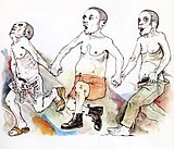 La corsa pazza/The Lunatic Run (1954). Ink and watercolour.