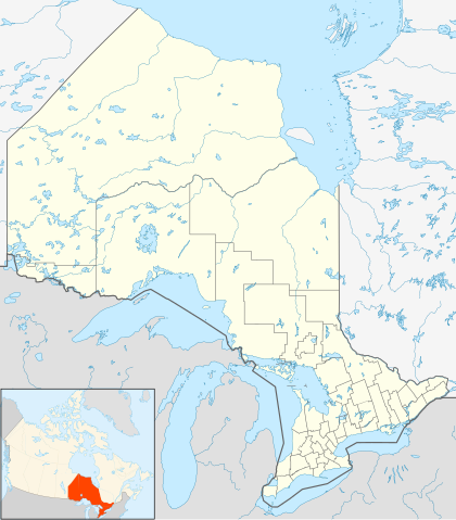 2007–08 OHL season is located in Ontario