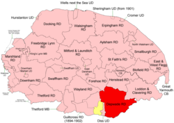 Position within Norfolk, 1894