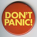 Badge from The Hitchhiker's Guide to the Galaxy