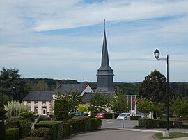 The church in Saint-Aubin-sur-Gaillon