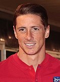Torres with Atlético Madrid in 2017