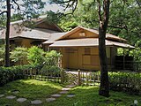 A tea pavilion (chashitsu) in a tea garden (roji), Ise Grand Shrine