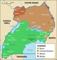 Image 10An ethnolinguistic map of Uganda (from Uganda)