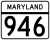 Maryland Route 946 marker