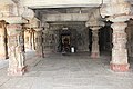 Open mantapa facing a minor shrine at the rear in the Bhoga Nandeeshwara temple complex