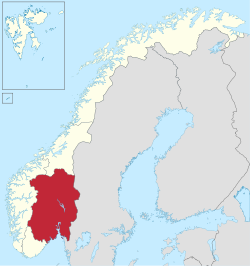 東挪威在挪威的位置