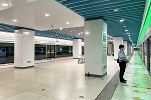 航双路站站台（2023年6月）