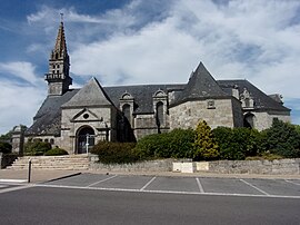 The church of Saint-Yves, in Plouray