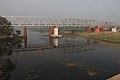 Rail Bridge over Jalangi river at Krishnanagar
