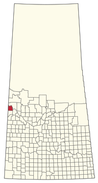Location of the RM of Britannia No. 502 in Saskatchewan