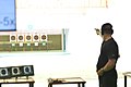 Keith Sanderson from USA during the ISSF 25 meter rapid fire pistol event at the 2016 Rio Olympic Games in Rio de Janeiro.