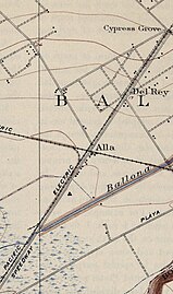 Cypress Grove on 1923 USGS map of Venice quadrangle; Speedway was an early name for what is now Culver Boulevard