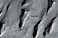 Tithonium Chasma. Location is Coprates quadrangle.