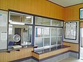 原站务室，简易委托化时的售票窗口