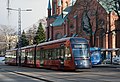 Image 50Škoda Artic light rail train near the cathedral in Tampere, Finland (from Train)