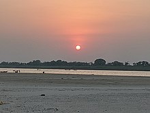 Ganag River Sunset view