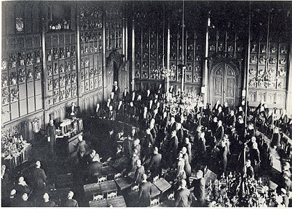 Speaking at the last meeting of the Finnish noble estate at Ritarihuone in 1906