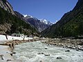 Bhagirathi River at Gangotri, source stream of the Ganges.