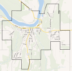 Town boundaries