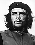 Che Guevara with beard and moustache