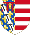 Coat of Arms of Charles Martel of Anjou-Hungary (according to the sculpture placed on his tomb in the Cathedral of Naples)