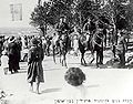 Col. Margolin leading the 39th Battalion of the Jewish Legion through Bet Shemen.