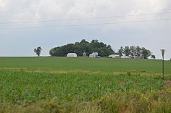 The Emerald Mound, a historic site in the township