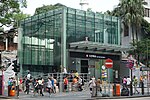 Exit A1 of Tsim Sha Tsui station on Nathan Road.