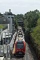 OC Transpo Stadler FLIRT dwells at Dow’s Lake O-Train station