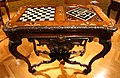 A gaming table with chessboard (Germany, 1735).