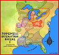 Hopewell traditions map