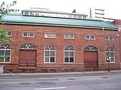 An elaborate hydro substation in Toronto, Canada lacking urban camouflage yet still concealed