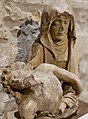 Pieta statue at the Abbey of Graville