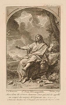 Les évangélistes: Saint Jean. After a work by Charles Lebrun. Nancy: Musée des beaux-arts