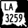 Louisiana Highway 3259 marker