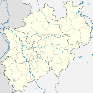 波鸿在北莱茵-威斯特法伦州的位置