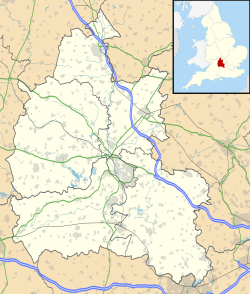 布莱兹诺顿在牛津郡的位置
