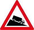 Steep descent ahead